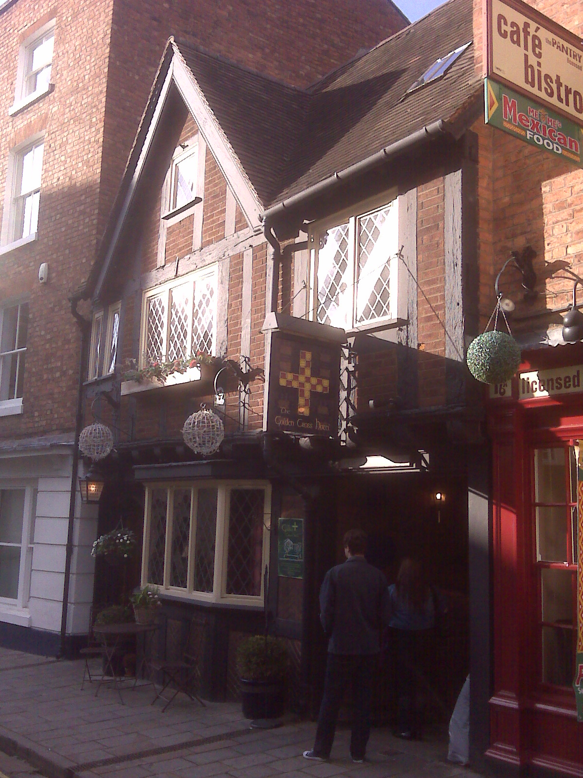 We ignored the Golden Cross Inn, Shrewsbury