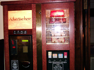 Cigar vending machine, Old Tea Warehouse