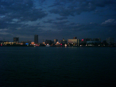 Long Beach by night