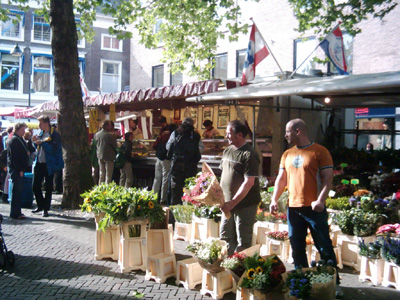 Flower stall, Delft